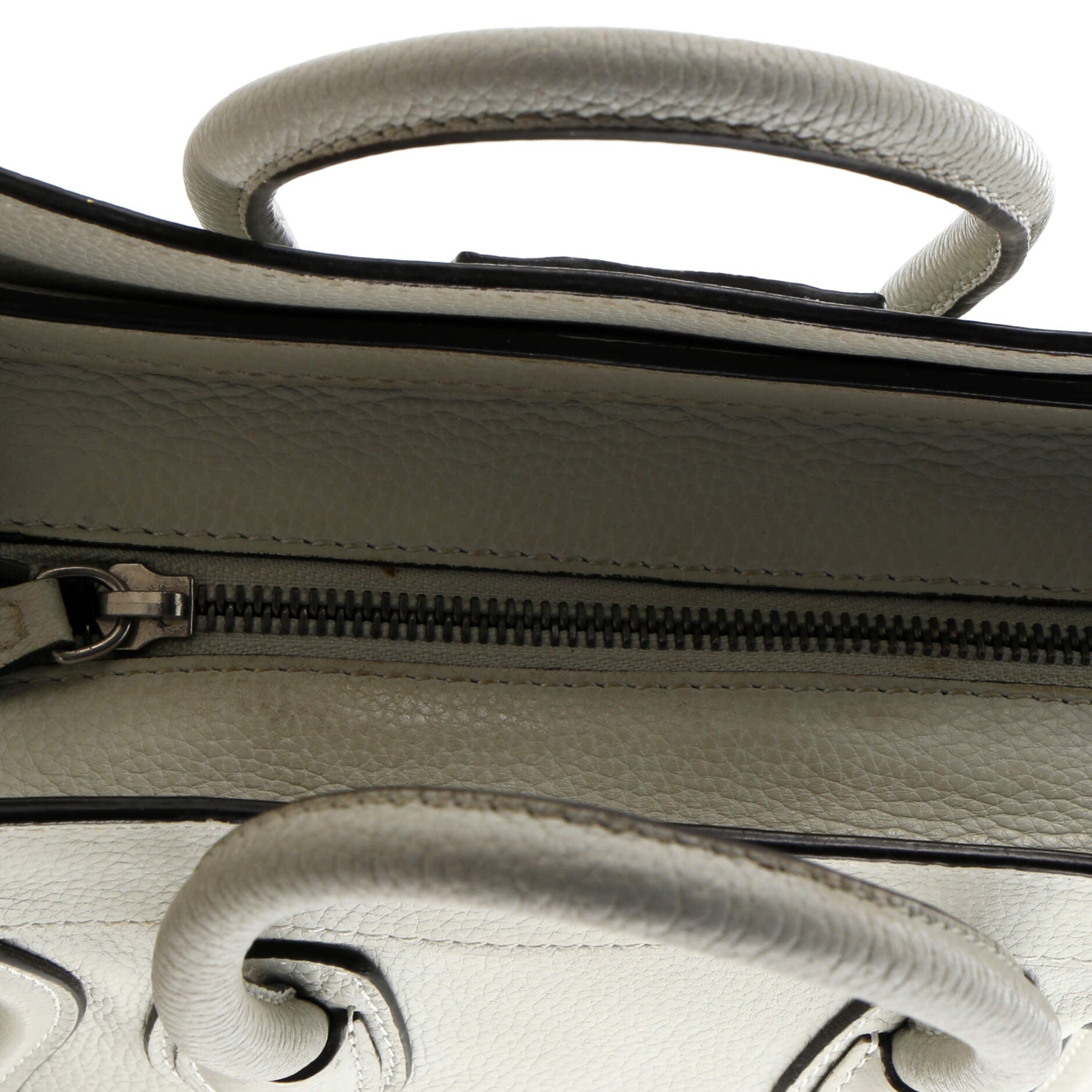 Luggage Bag Grainy Leather Nano