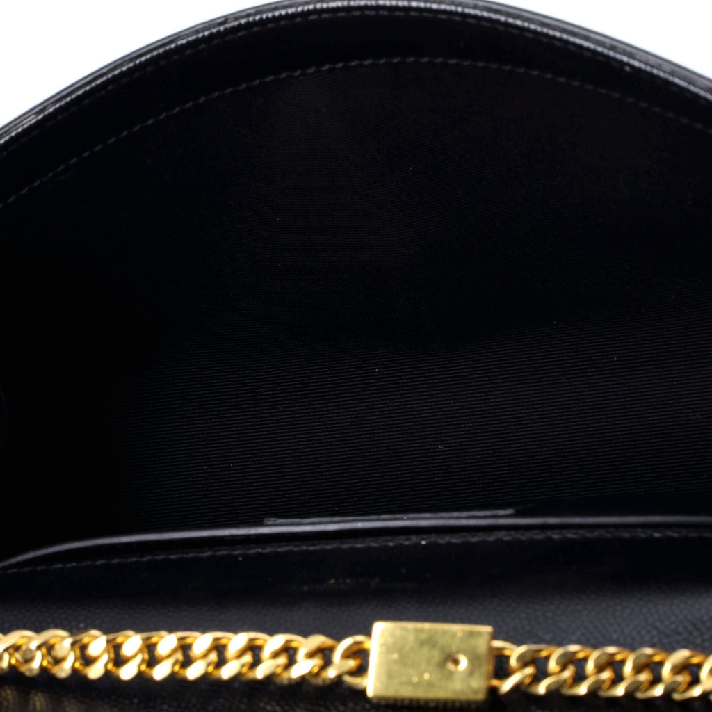 Classic Monogram Tassel Crossbody Bag Grainy Leather Small
