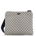 Zip Top Messenger Bag GG Coated Canvas Large