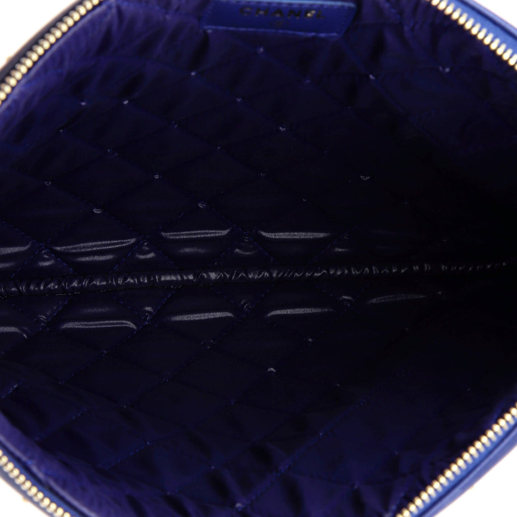 O Case Clutch Studded Lambskin Medium