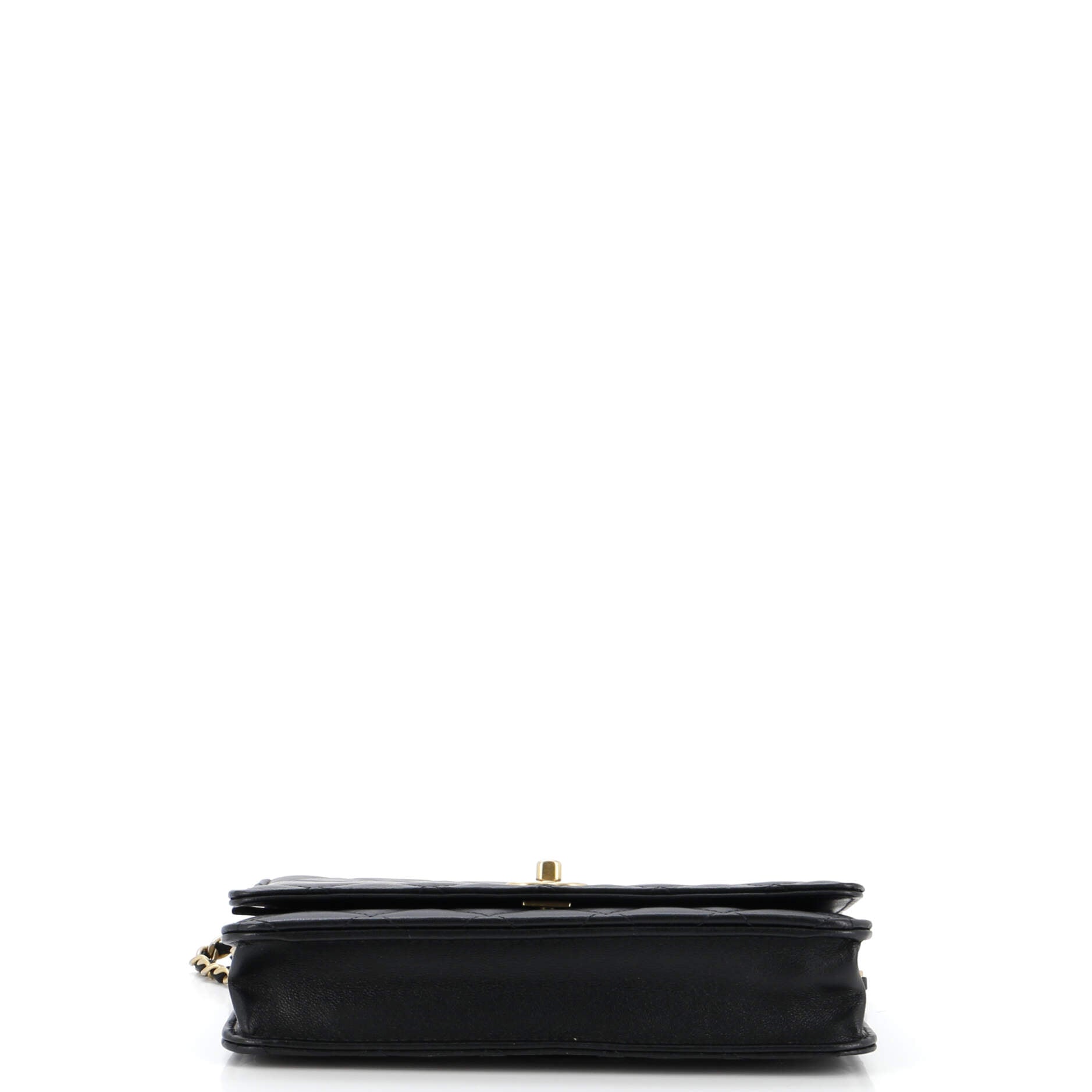 Pearl Crown Wallet on Chain Quilted Lambskin