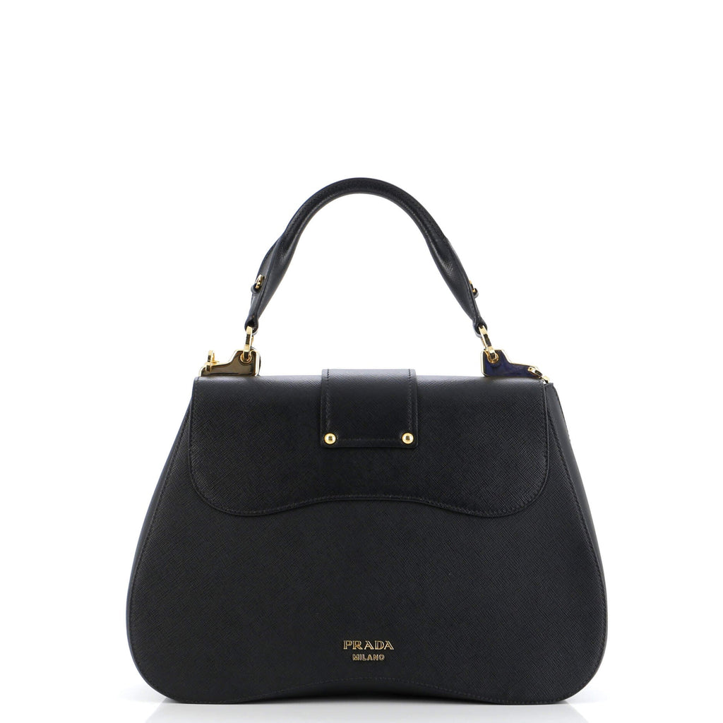 Sidonie Top Handle Bag Saffiano Leather Large