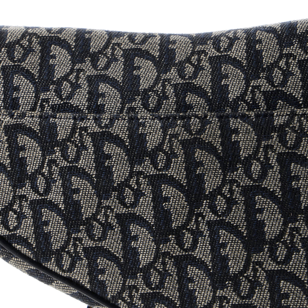 Vintage Saddle Bag Diorissimo Canvas Medium