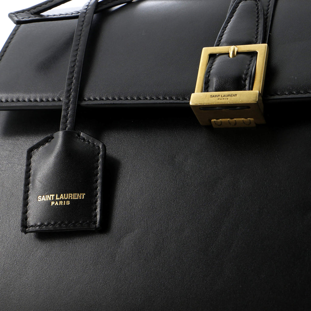 Le Fermoir Top Handle Bag Leather Small