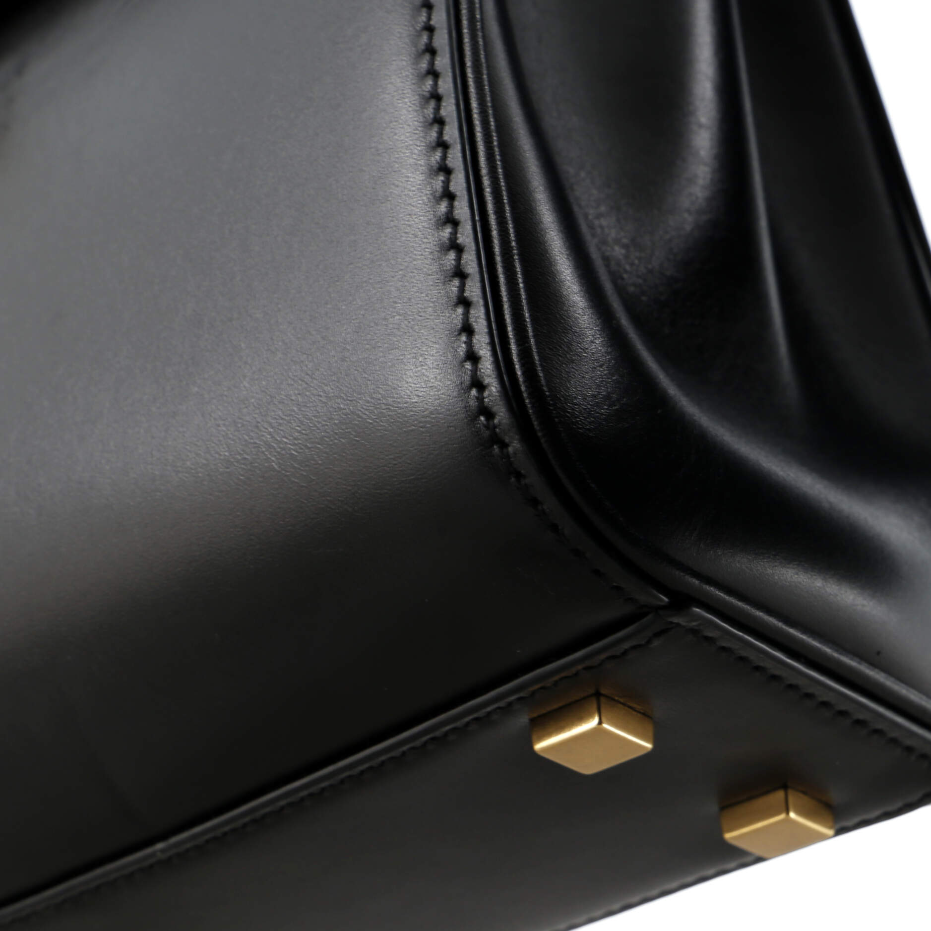 Le Fermoir Top Handle Bag Leather Small