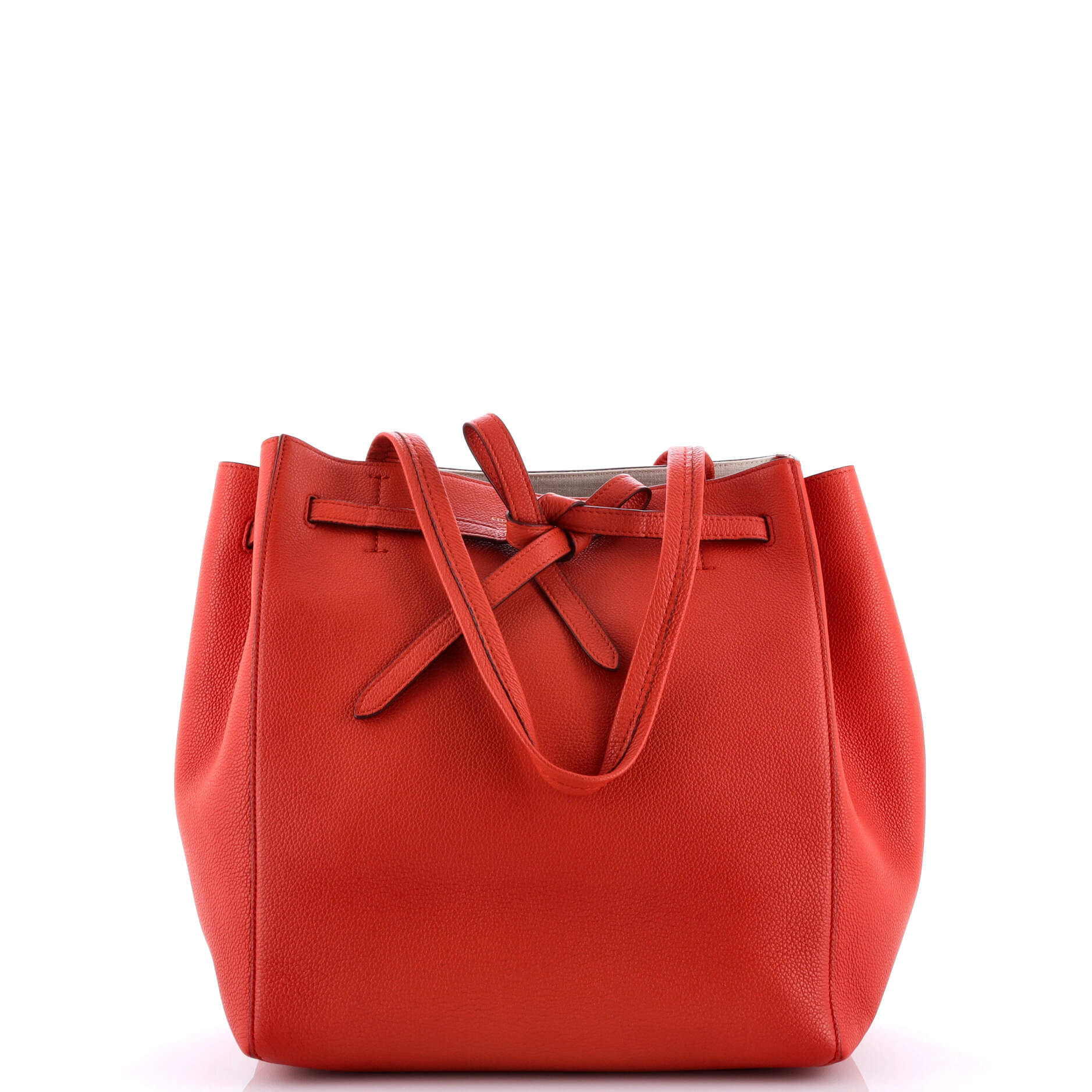 Phantom Tie Cabas Tote Leather Small