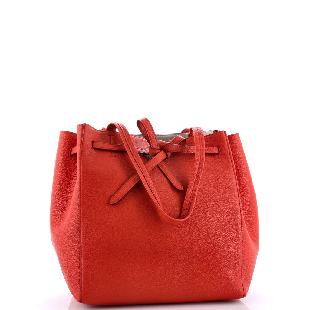 Phantom Tie Cabas Tote Leather Small