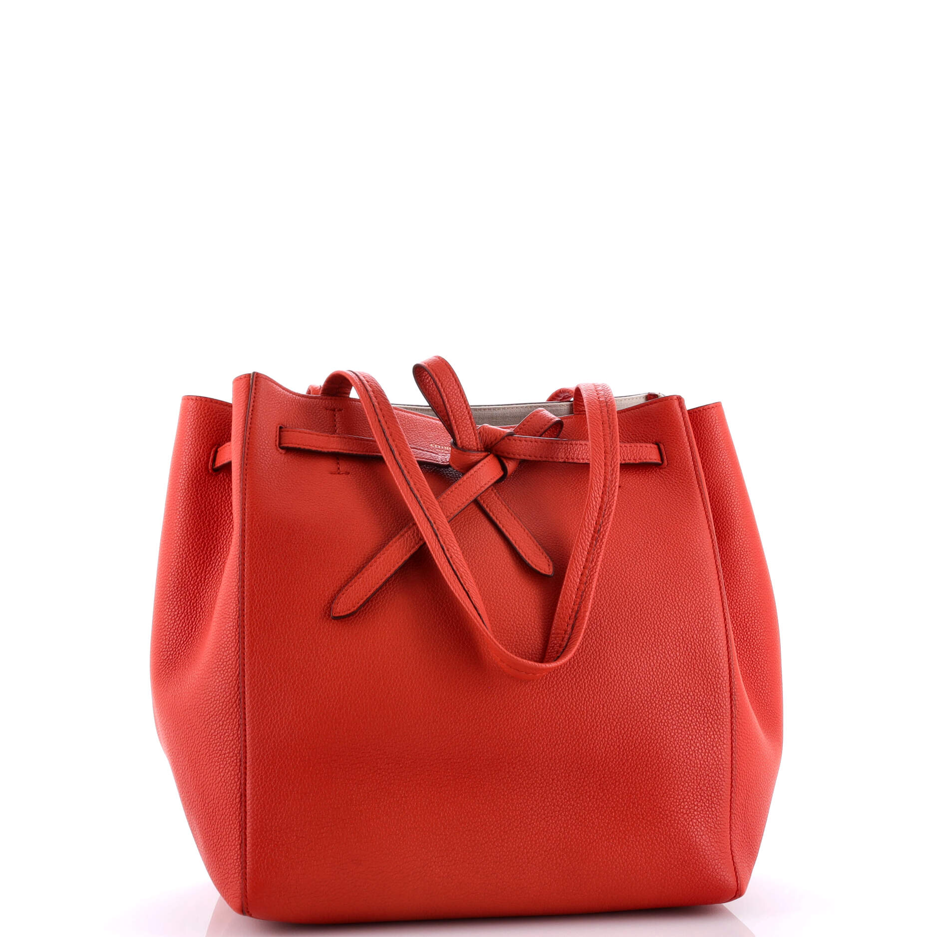 Phantom Tie Cabas Tote Leather Small