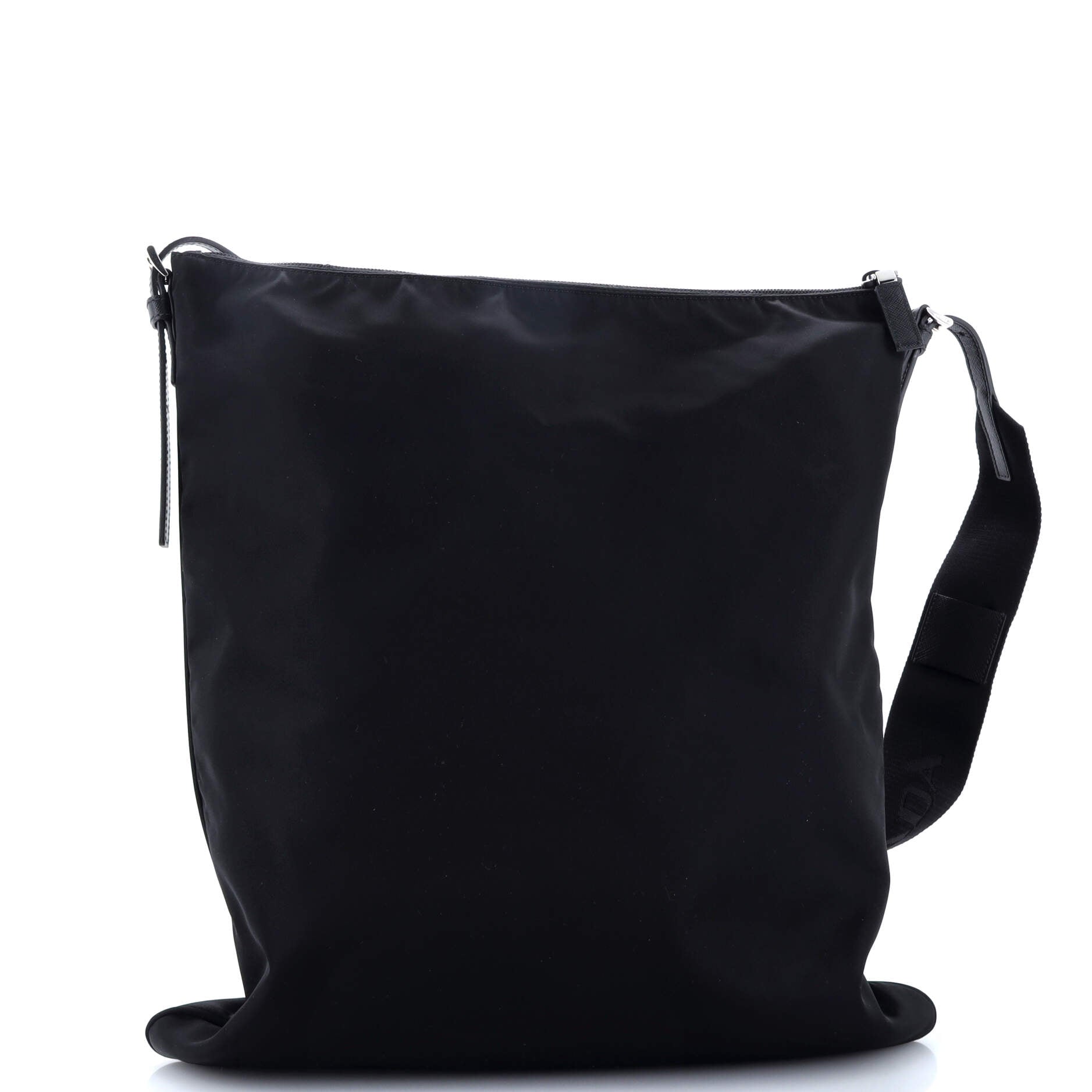 Triangle Logo Plaque Flat Messenger Tessuto Medium