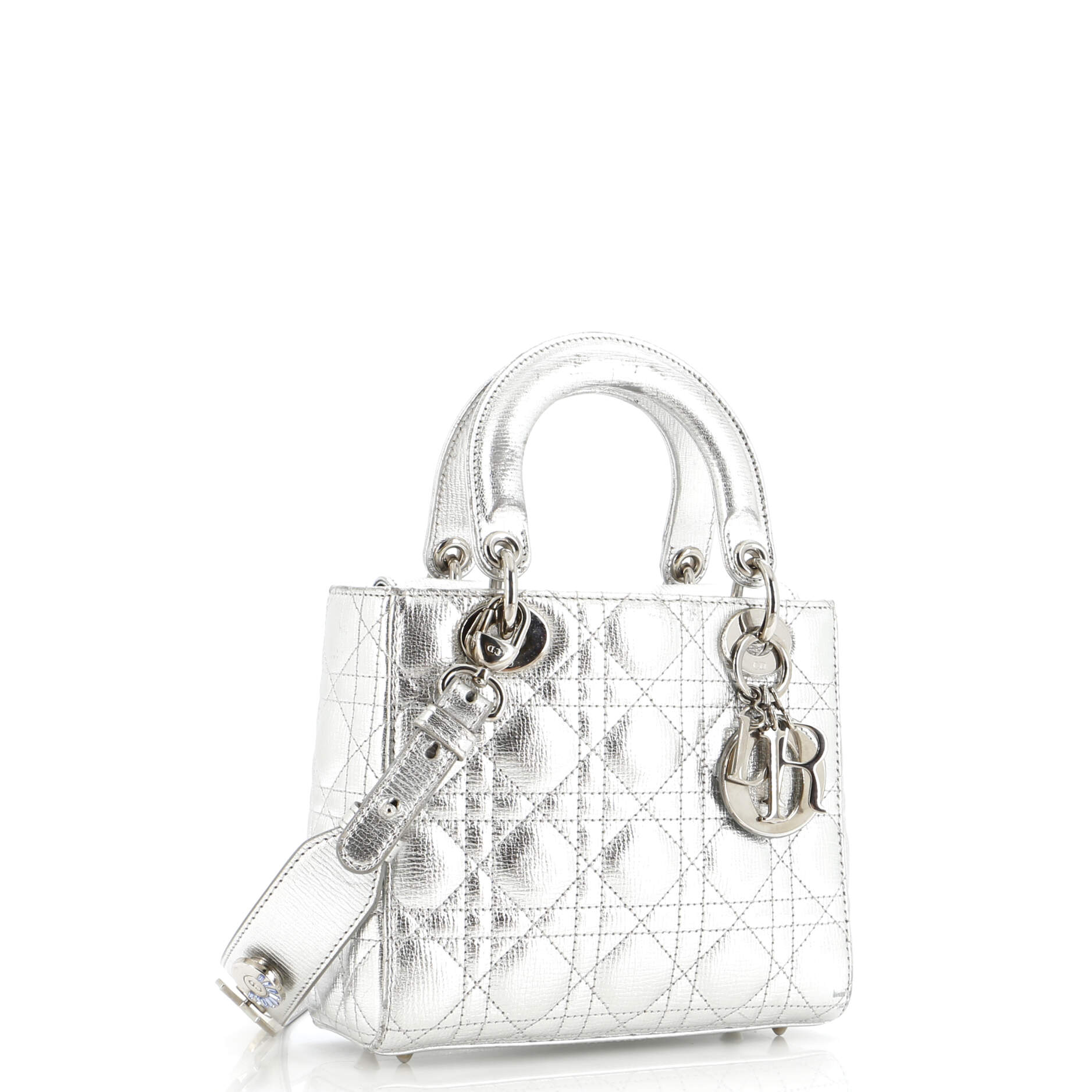 My ABCDior Lady Dior Bag Metallic Cannage Quilt Leather