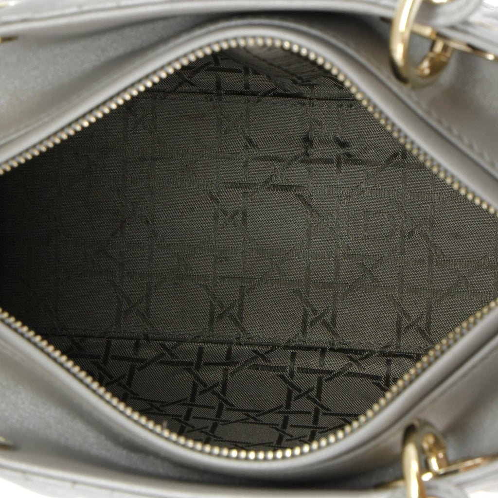 Lady Dior Bag Cannage Quilt Lambskin Medium