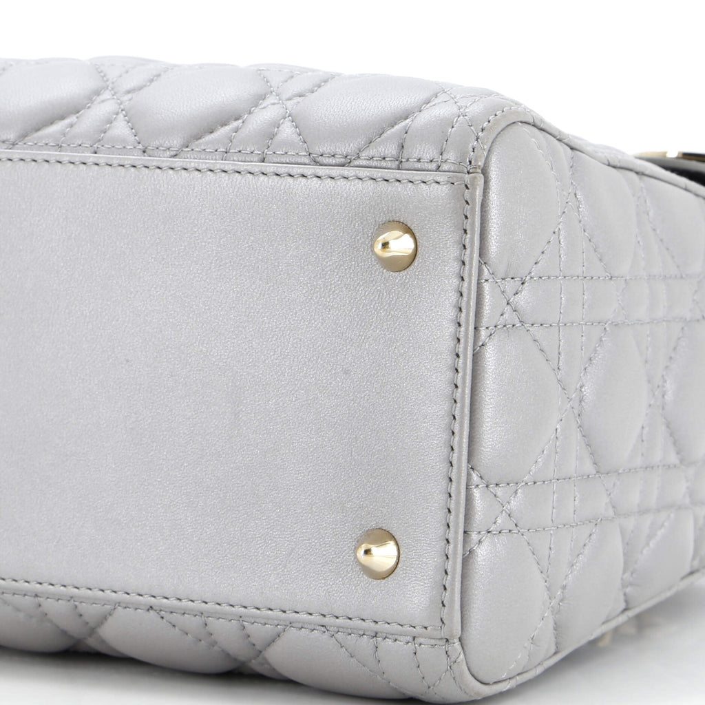 Lady Dior Bag Cannage Quilt Lambskin Medium