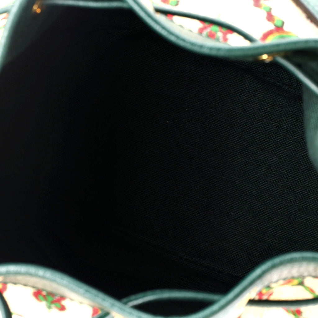 100 Ophidia Bucket Bag Limited Edition Canvas