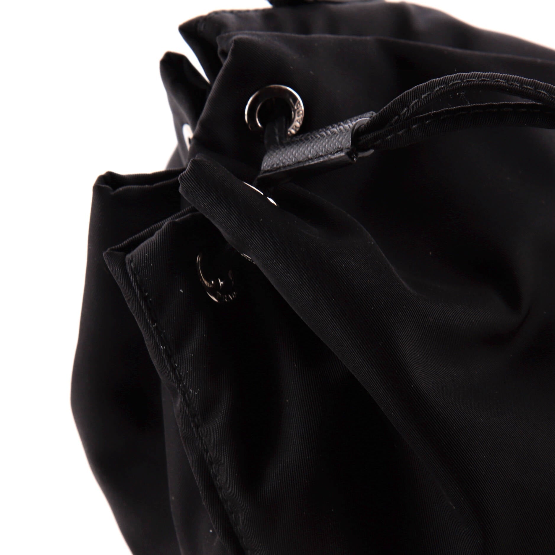 Drawstring Wristlet Bucket Bag Tessuto Small