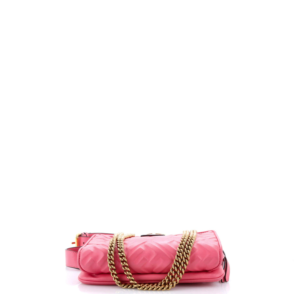 Upside Down Bag Zucca Embossed Leather