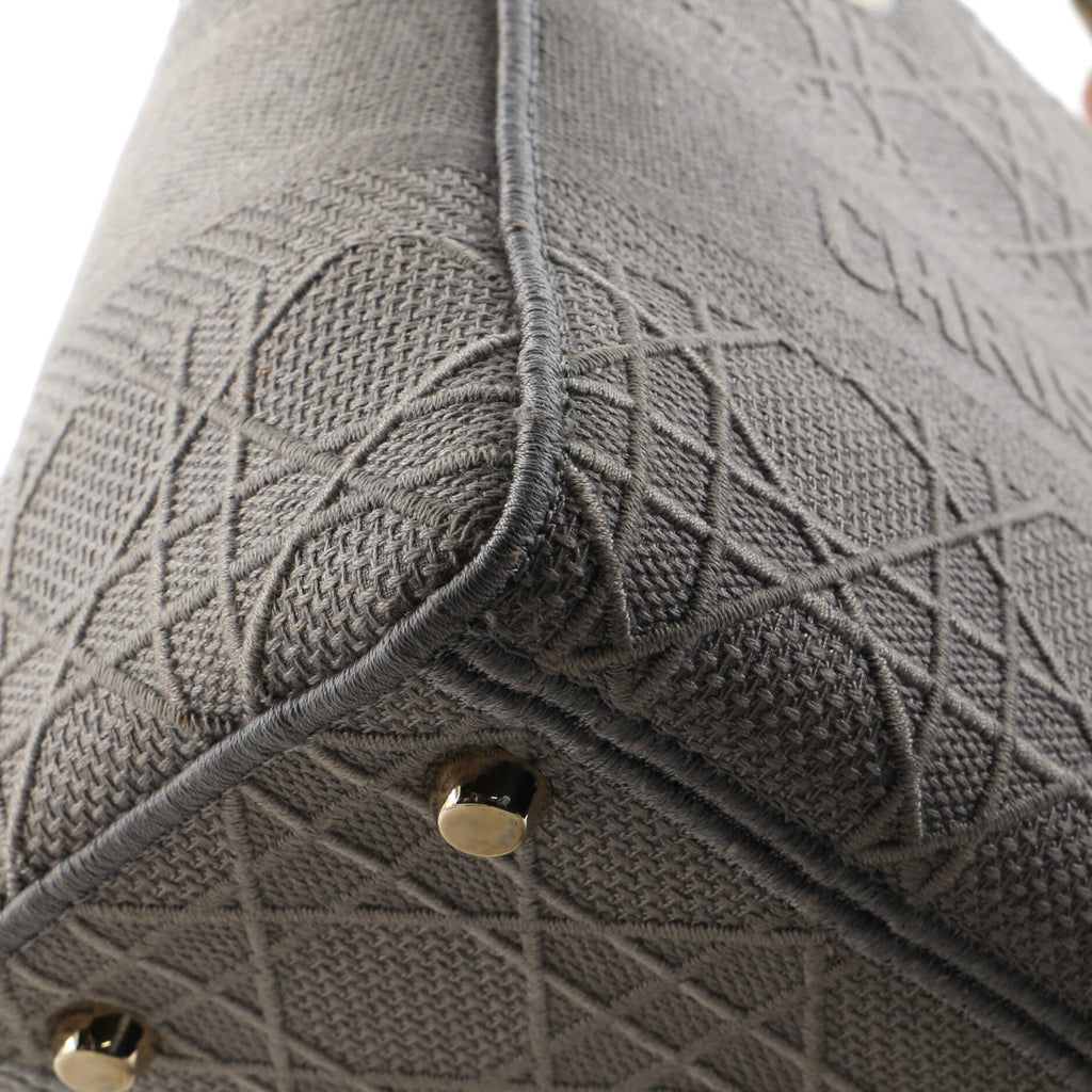 Lady D-Lite Bag Cannage Embroidered Canvas Medium