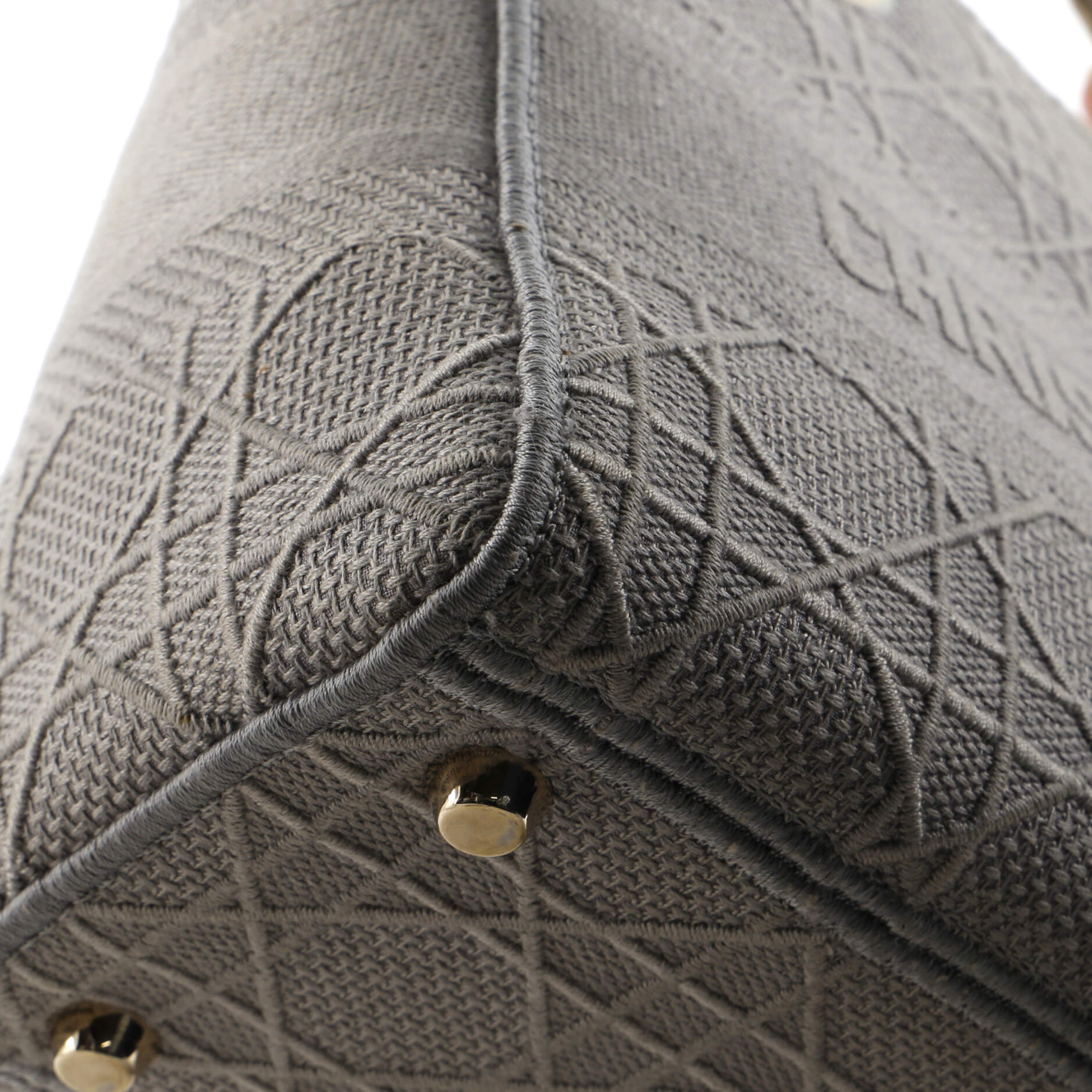 Lady D-Lite Bag Cannage Embroidered Canvas Medium