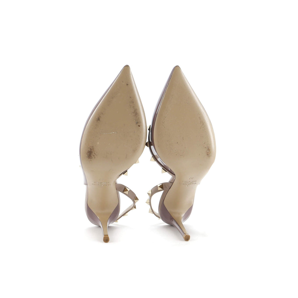 Women's Rockstud Slingback Pumps Patent