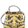 x Versace Fendace ISeeU Peekaboo Bag Printed Laminated Leather Medium