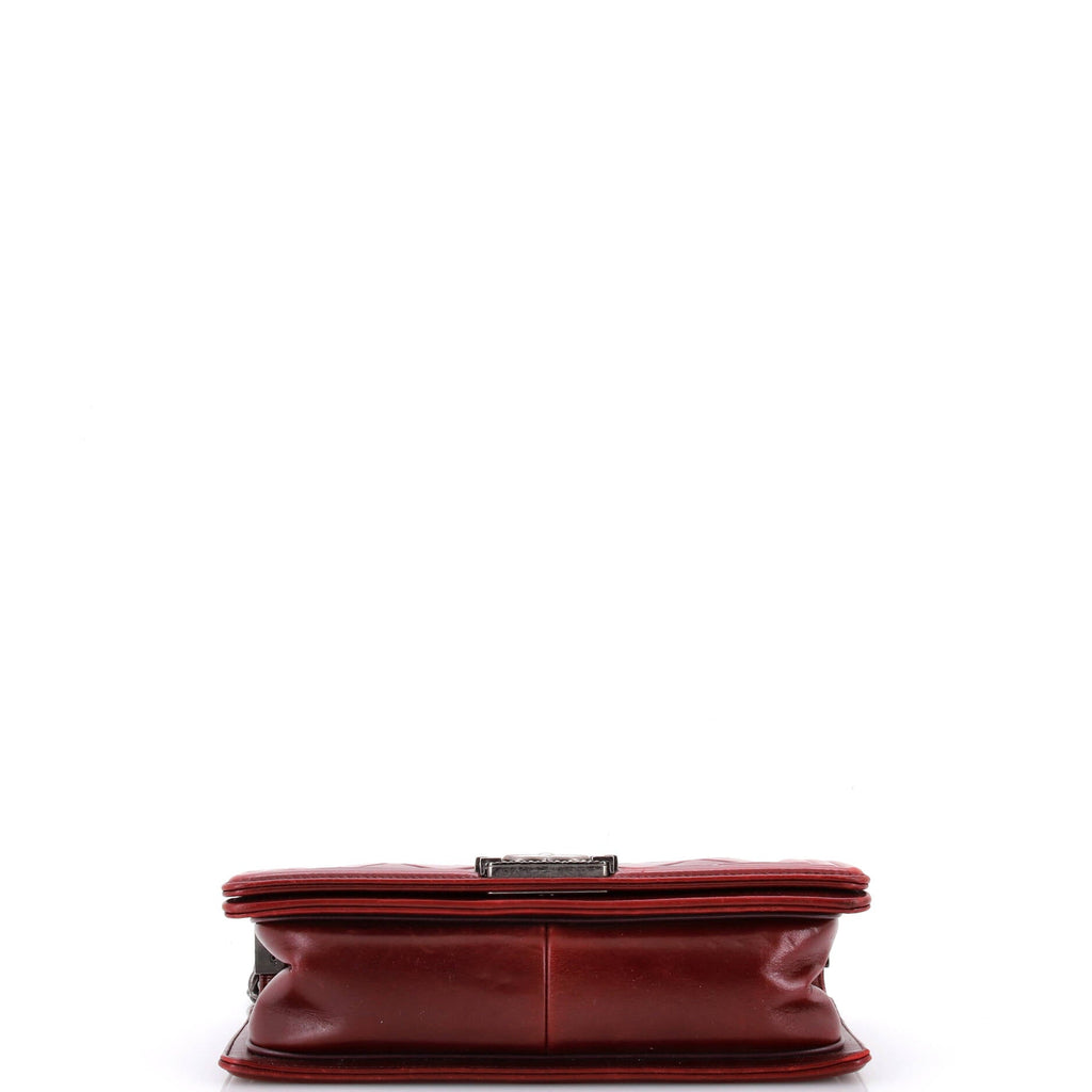 Paris-Salzburg Boy Flap Bag Embossed Calfskin Old Medium