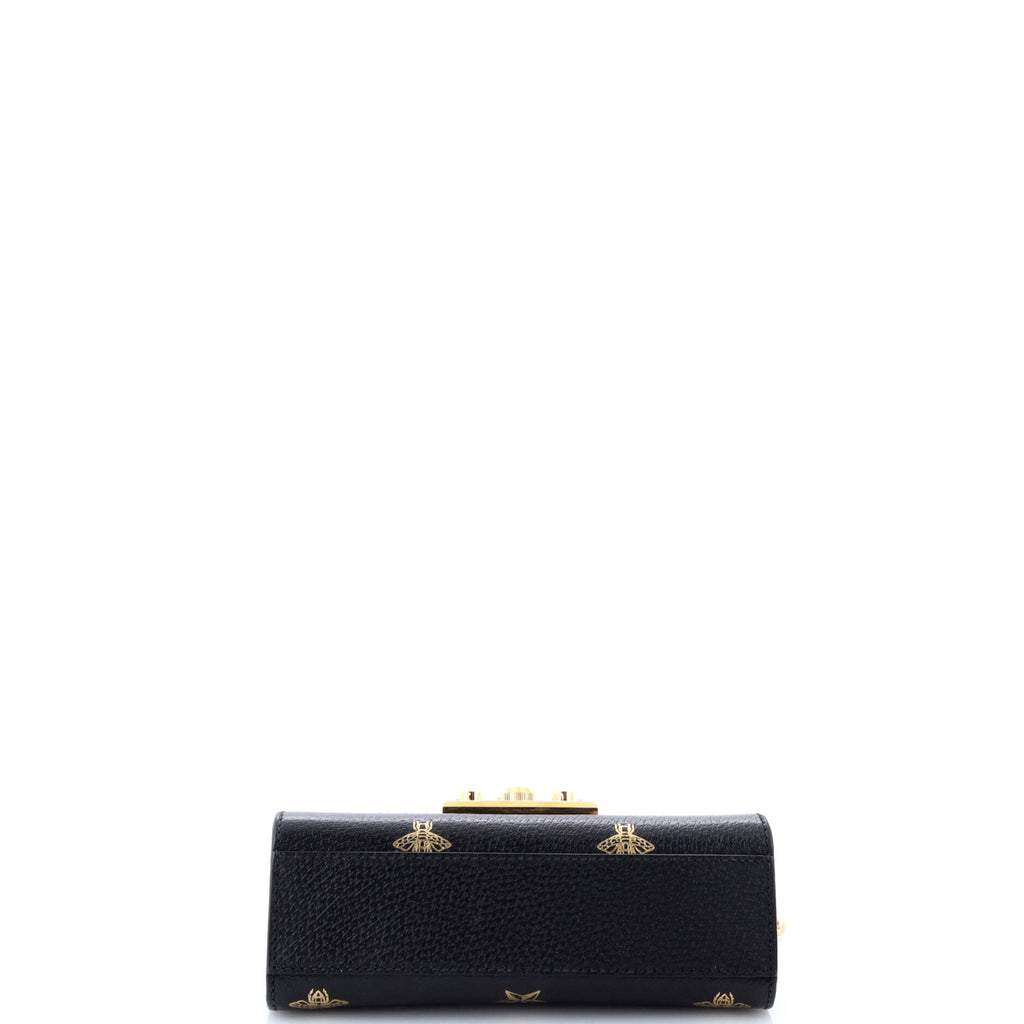 Padlock Shoulder Bag Printed Leather Small