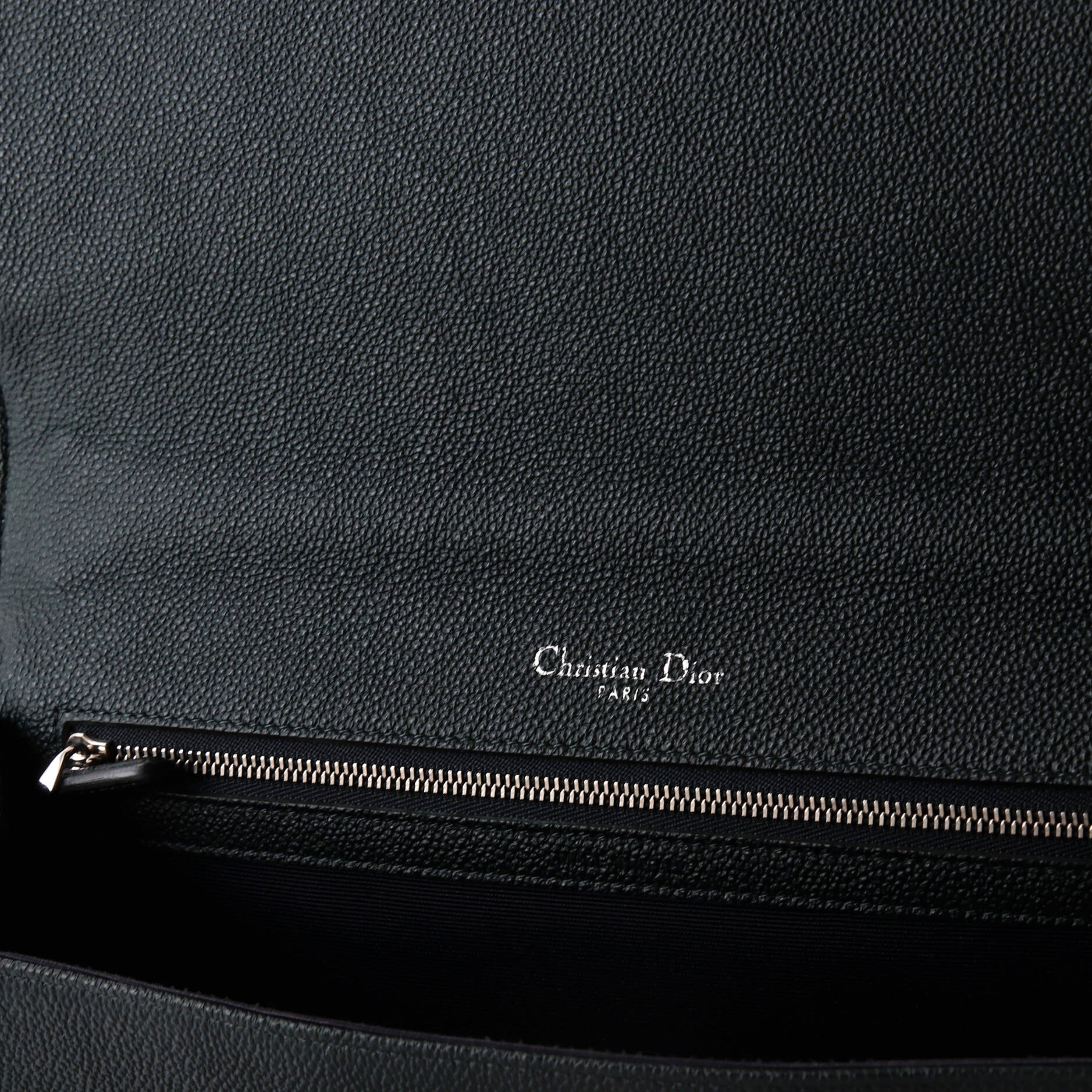 Diorama Flap Bag Grained Calfskin Large