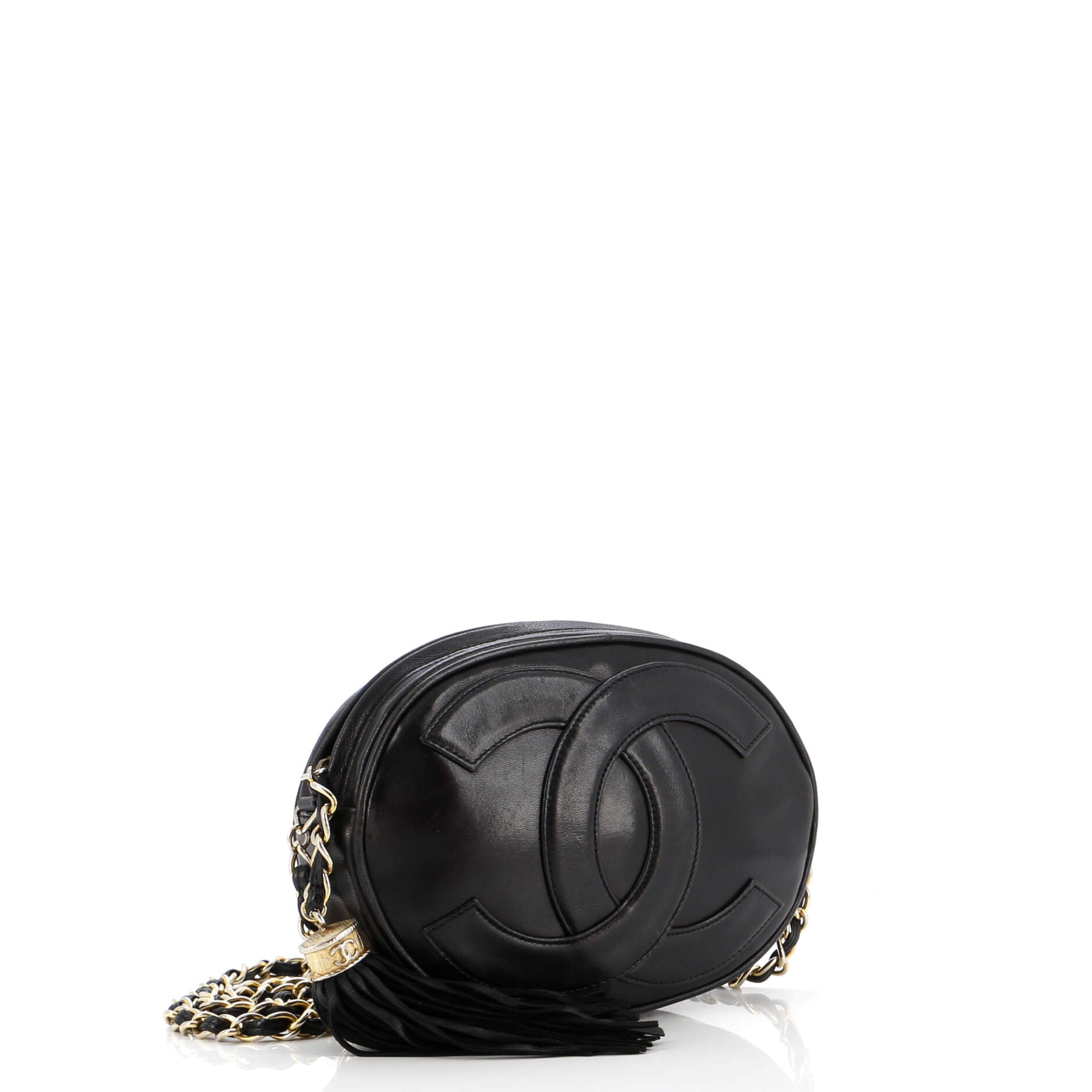 Vintage CC Tassel Camera Bag Lambskin Mini