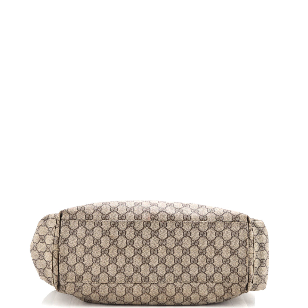 Diaper Bag GG Coated Canvas