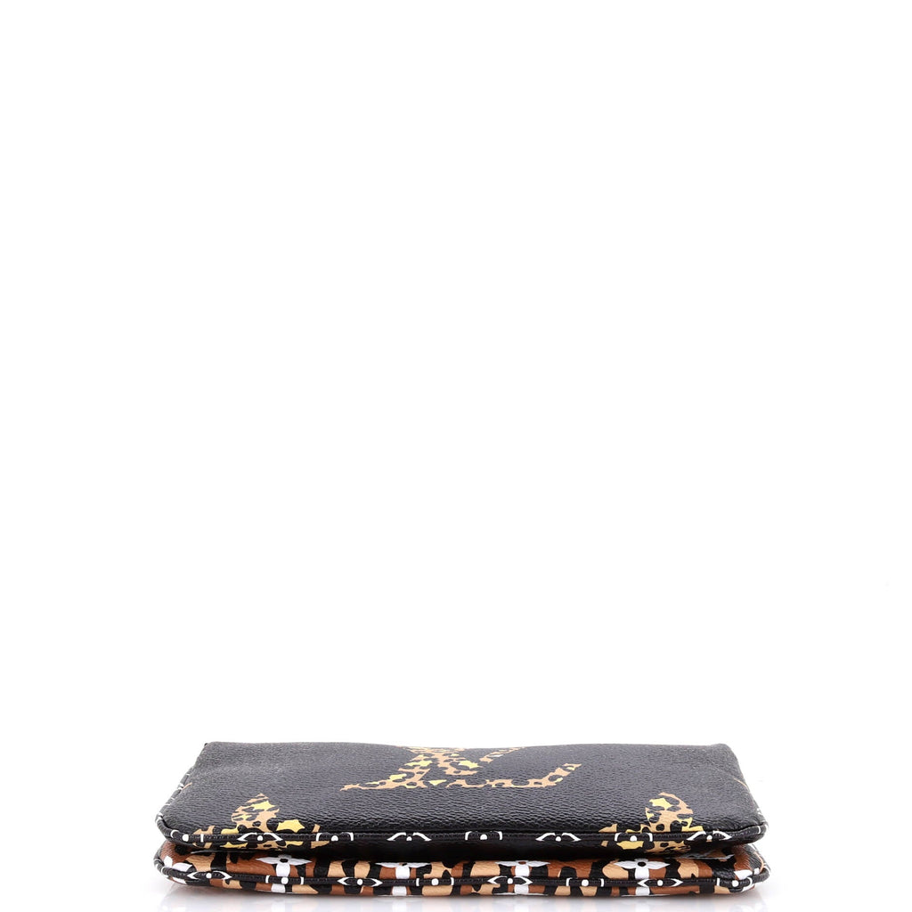 Double Zip Pochette Limited Edition Jungle Monogram Giant