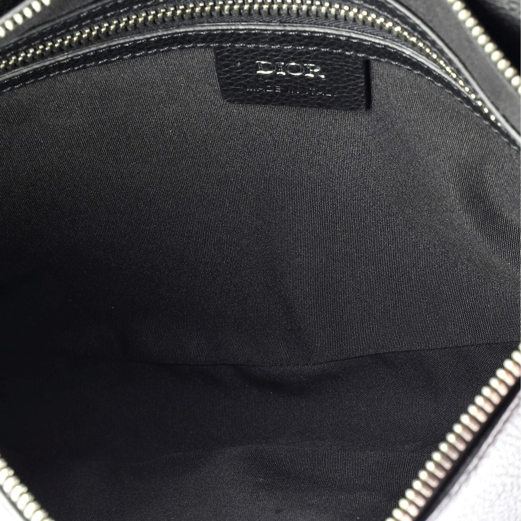 Saddle Crossbody Bag Leather Maxi