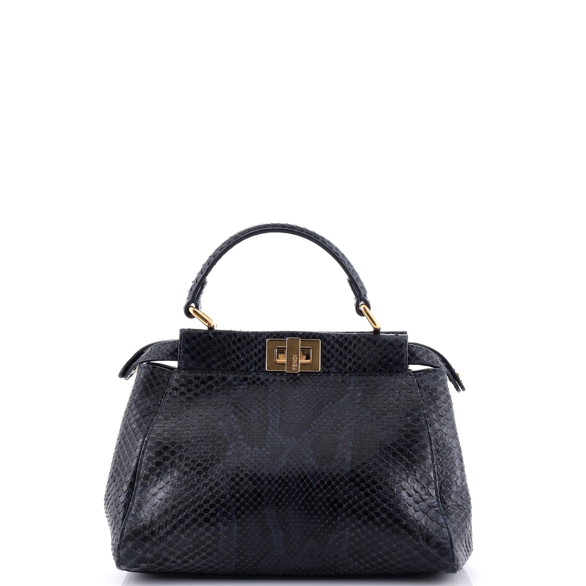 Peekaboo Bag Python Mini