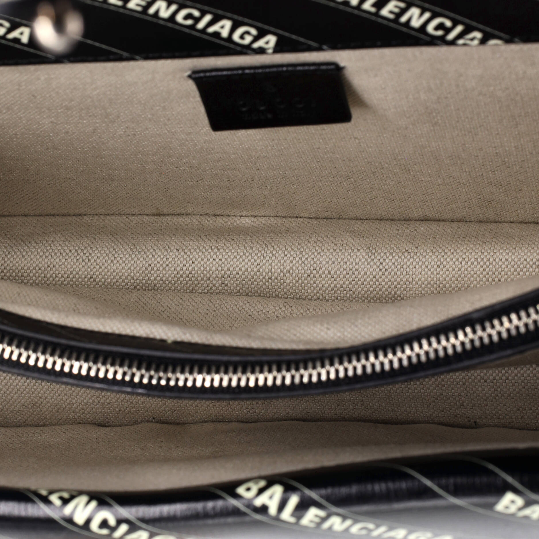x Balenciaga The Hacker Project Dionysus Bag Logo Printed Leather Small