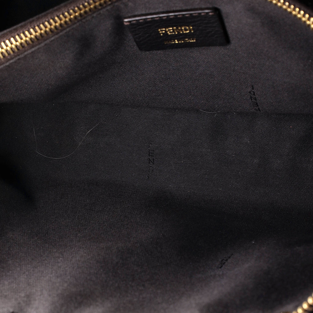 Logo By The Way Satchel Leather with Snakeskin Small