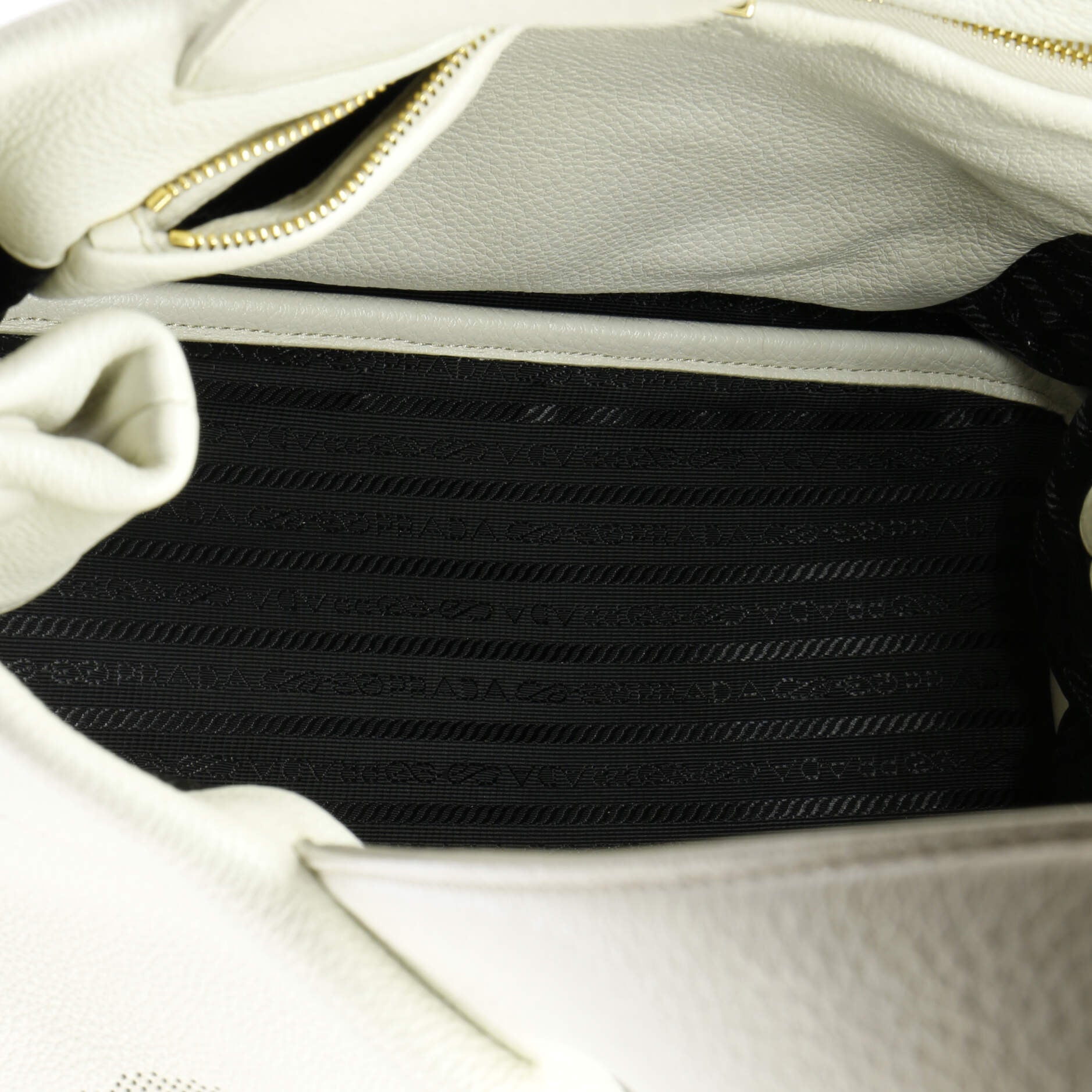 Logo Tote Perforated Leather Medium