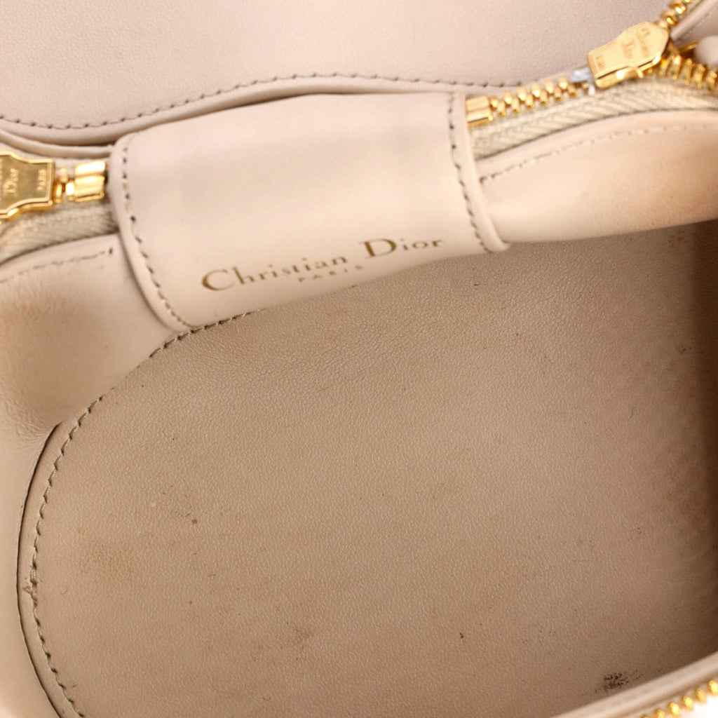 CD Signature Vanity Case Leather Small
