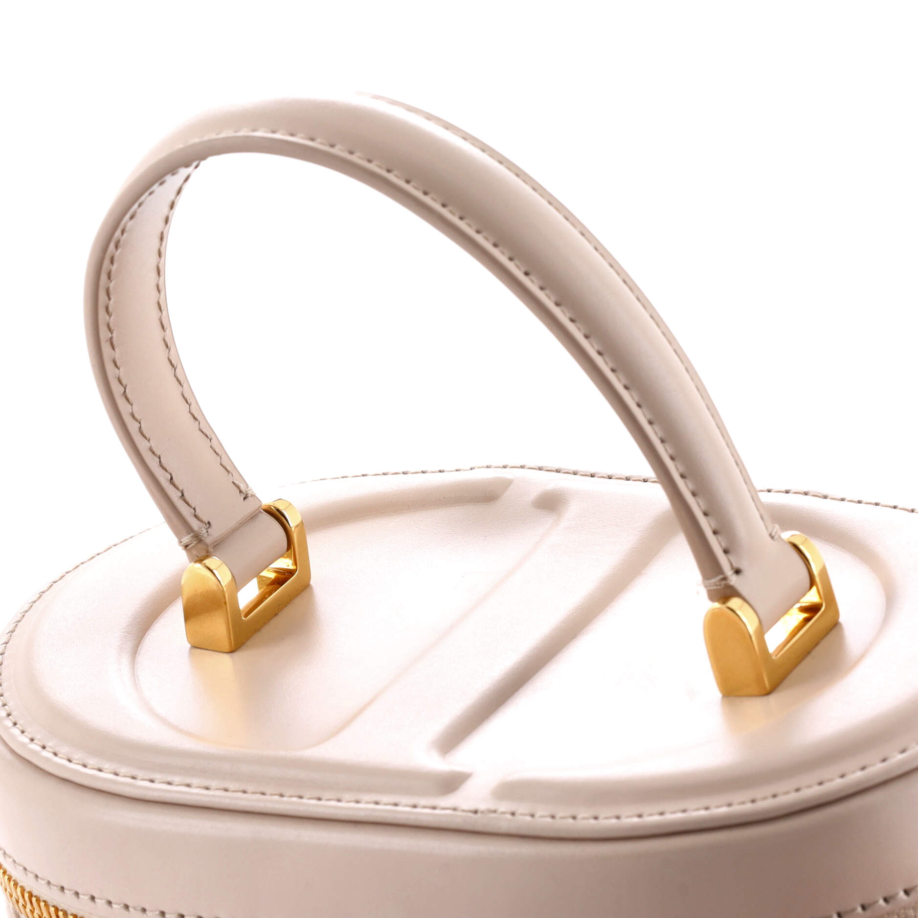 CD Signature Vanity Case Leather Small
