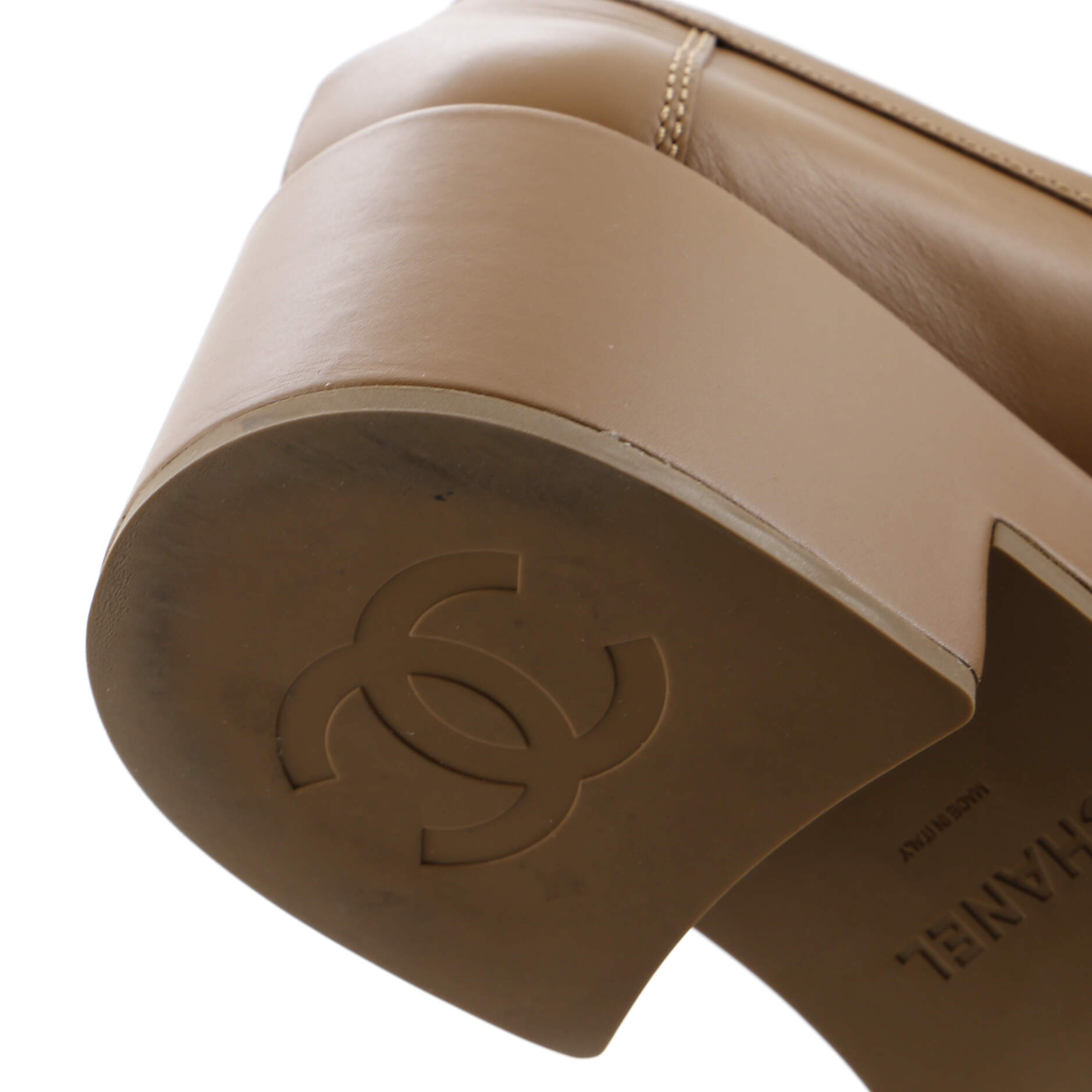 Women's CC Platform Loafers Leather