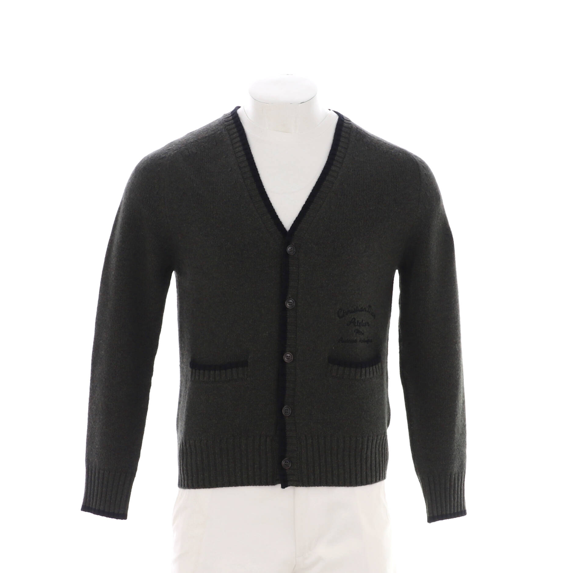 Men's Atelier V-Neck Cardigan Wool