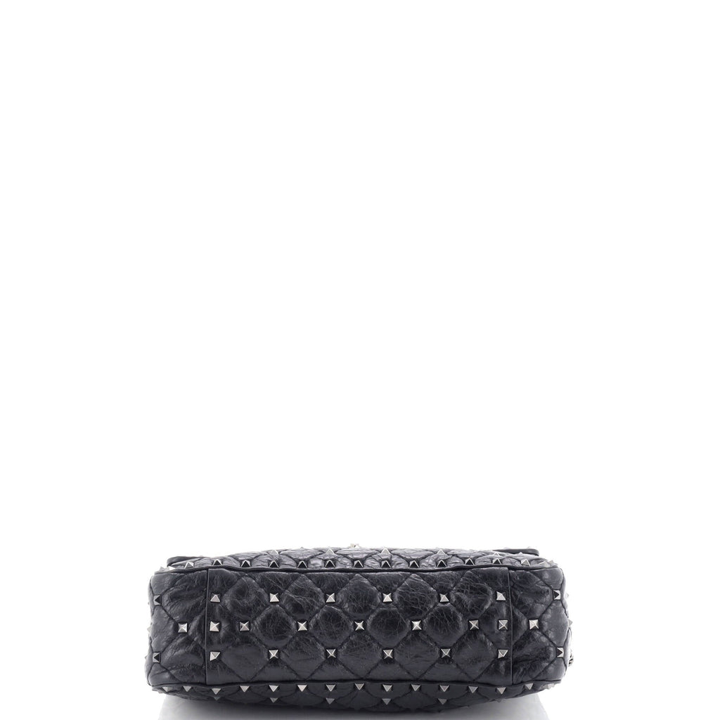 Rockstud Spike Flap Bag Quilted Leather Medium