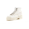 Women's CC Cap Toe Combat Boots Pony Hair with Suede