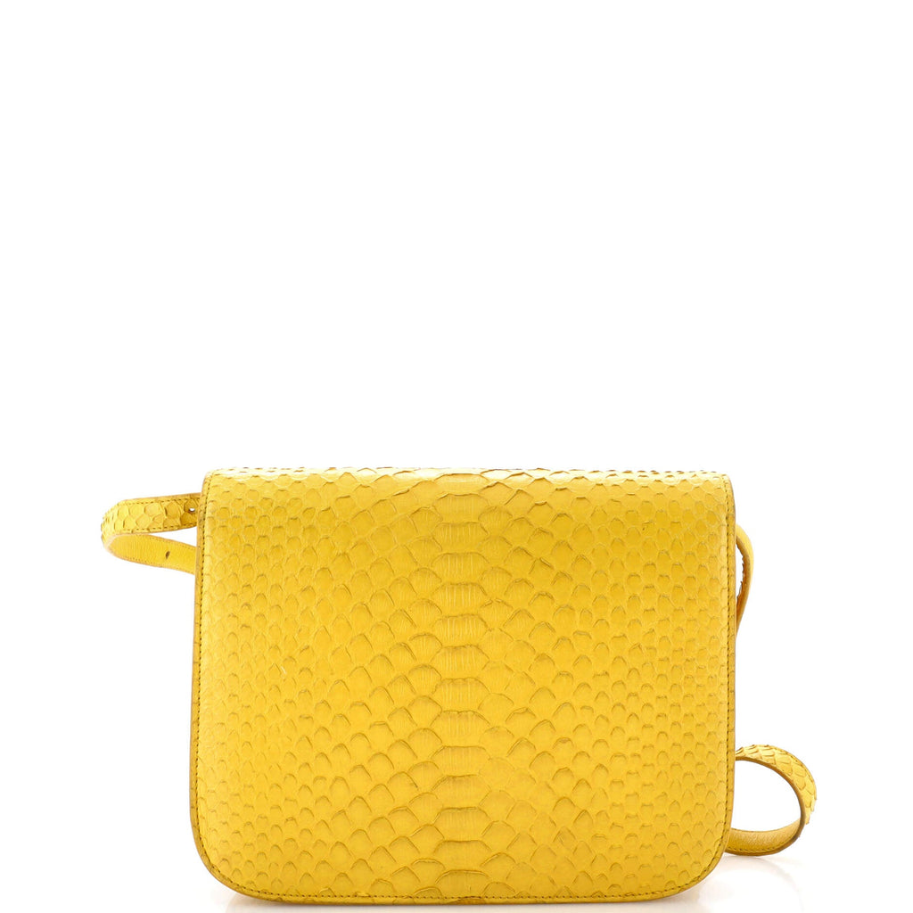 Classic Box Bag Python Medium