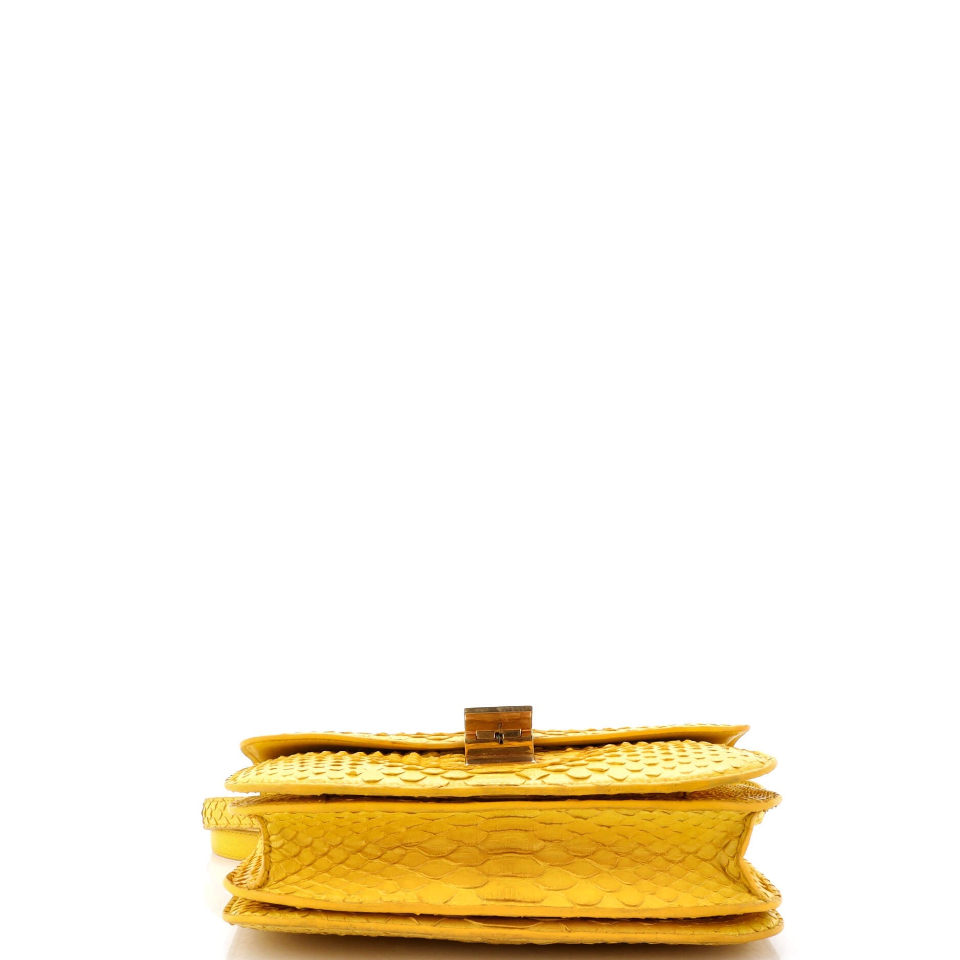 Classic Box Bag Python Medium