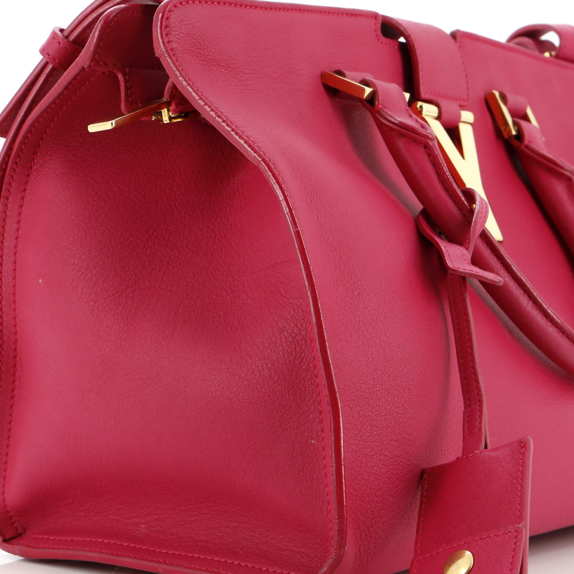 Classic Y Cabas Leather Small