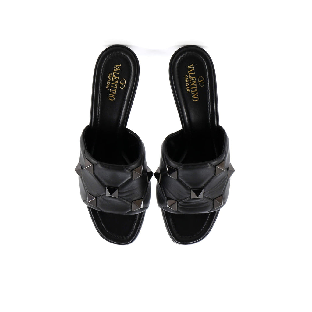 Women's Roman Stud Mules Leather