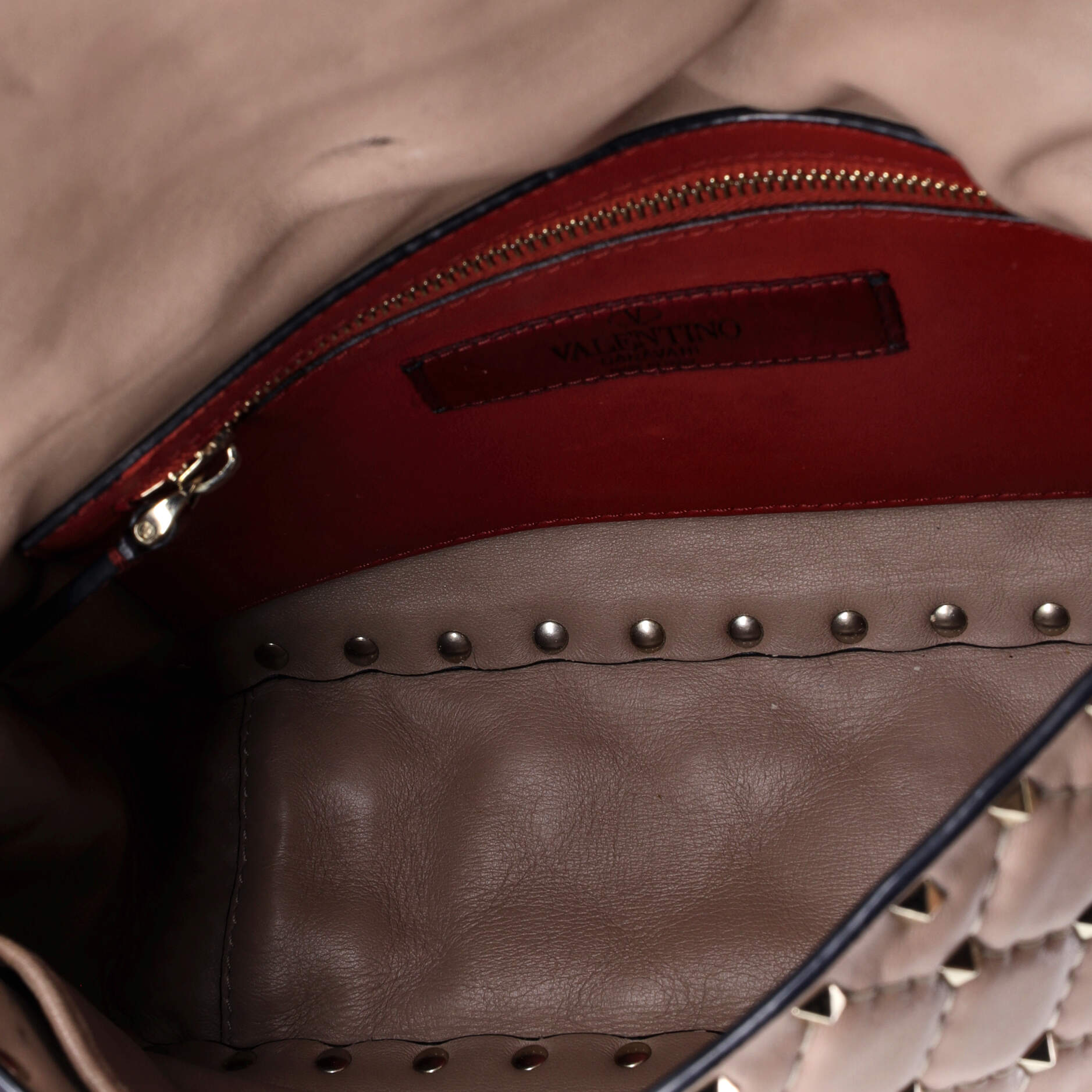 Rockstud Spike Flap Bag Quilted Leather Medium