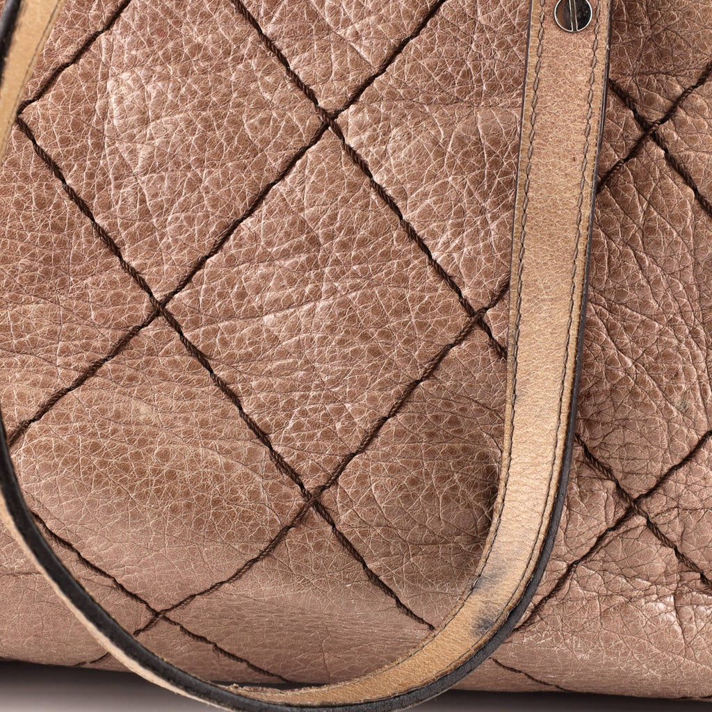 On The Road Tote Quilted Leather Large