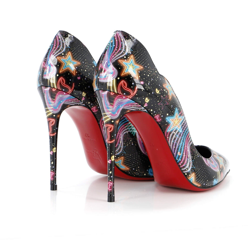 Women's Hot Chick Pumps Printed Patent 100