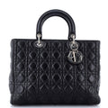 Lady Dior Bag Cannage Quilt Lambskin Large