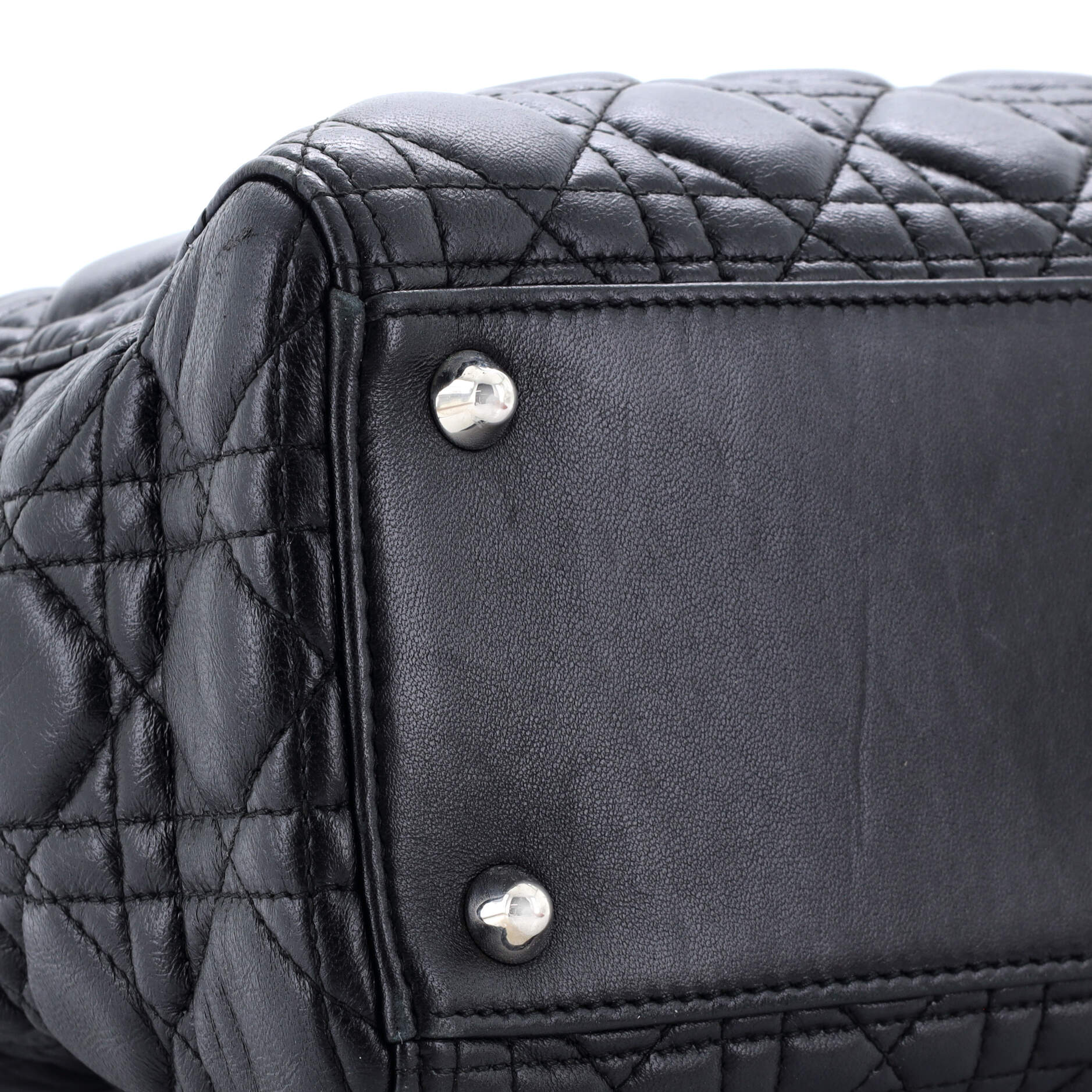 Lady Dior Bag Cannage Quilt Lambskin Large