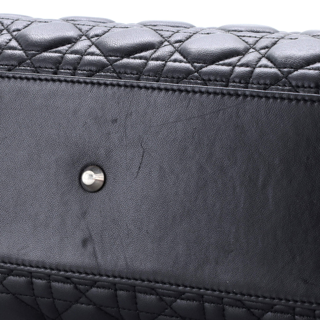 Lady Dior Bag Cannage Quilt Lambskin Large